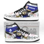 Space Colony Setting J1s Sneakers, 3D Style, Classic Rise High Tops ANIJ1121526316