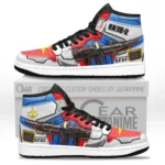 Realistic Robot Combat J1s Sneakers, 3D Style, High Energy Street Sneakers ANIJ1121526328