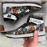 Moral Gray J1s Sneakers, 3D Style, Everyday Style High Shoes ANIJ1121526340