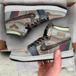 Competitive Play Vibes J1s Sneakers, 3D Style, Modern Edge High Tops ANIJ1121526494