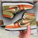 Level Up Spirit J1s Sneakers, 3D Style, Modern Edge High Tops ANIJ1121526516