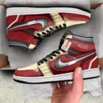 United Strength J1s Sneakers, 3D Style, Classic Rise High Tops ANIJ1121526548