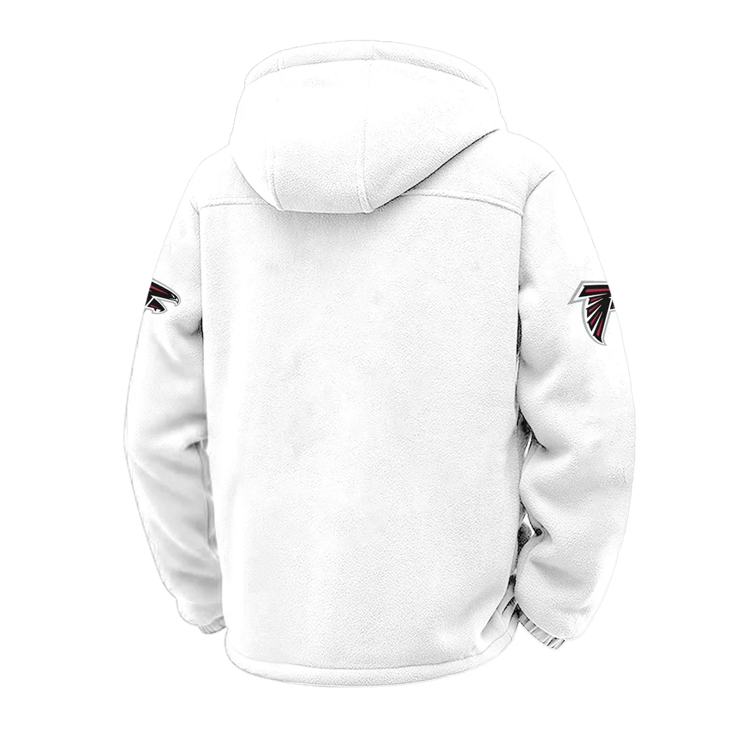 Fan Flight Squad Winter Fleece Jacket, Arctic Expedition Fleece HVN1453AF - White - Image 3