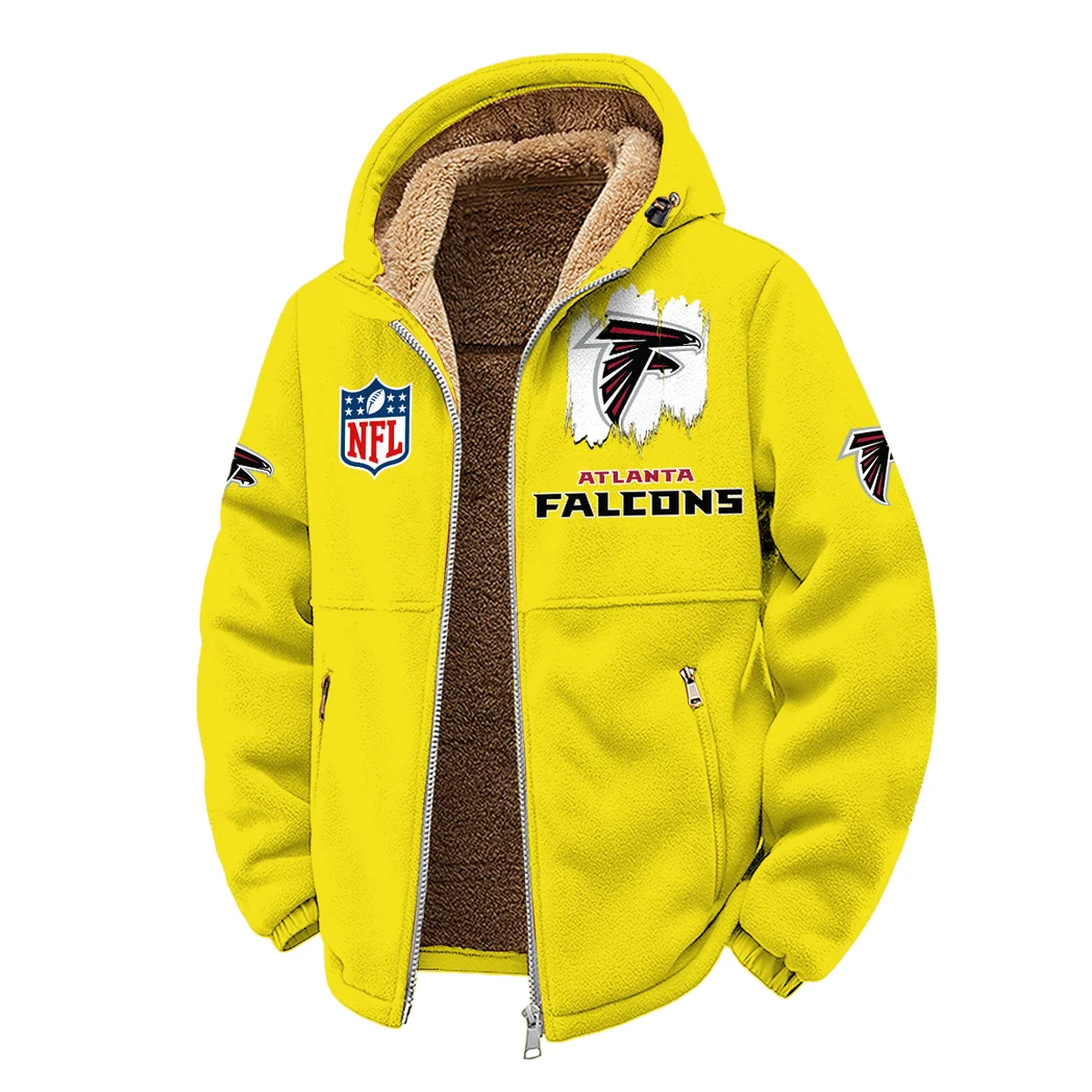 Fan Flight Squad Winter Fleece Jacket, Arctic Expedition Fleece HVN1453AF - Yellow - Image 2