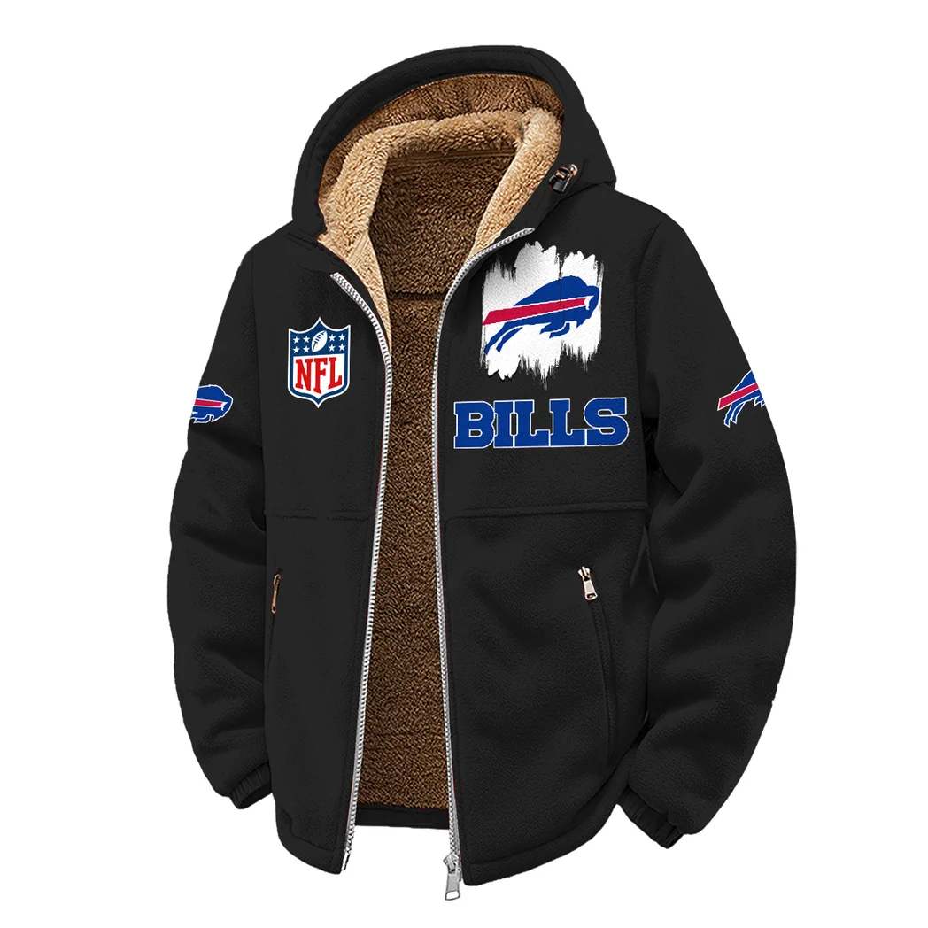 Blue Crew Winter Fleece Jacket, Extreme Cold Fleece Coat HVN1453BB - Black - Image 2