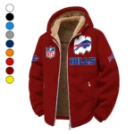 Blue Crew Winter Fleece Jacket, Extreme Cold Fleece Coat HVN1453BB - Wine