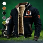 Navy Pride Fleece-Lined Hooded Jacket, Endurance Sport Thermal Hoody HVN1453CB - Black
