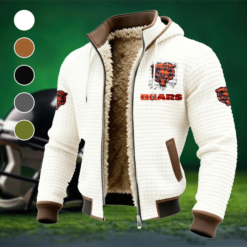 Navy Pride Fleece-Lined Hooded Jacket, Endurance Sport Thermal Hoody HVN1453CB - White