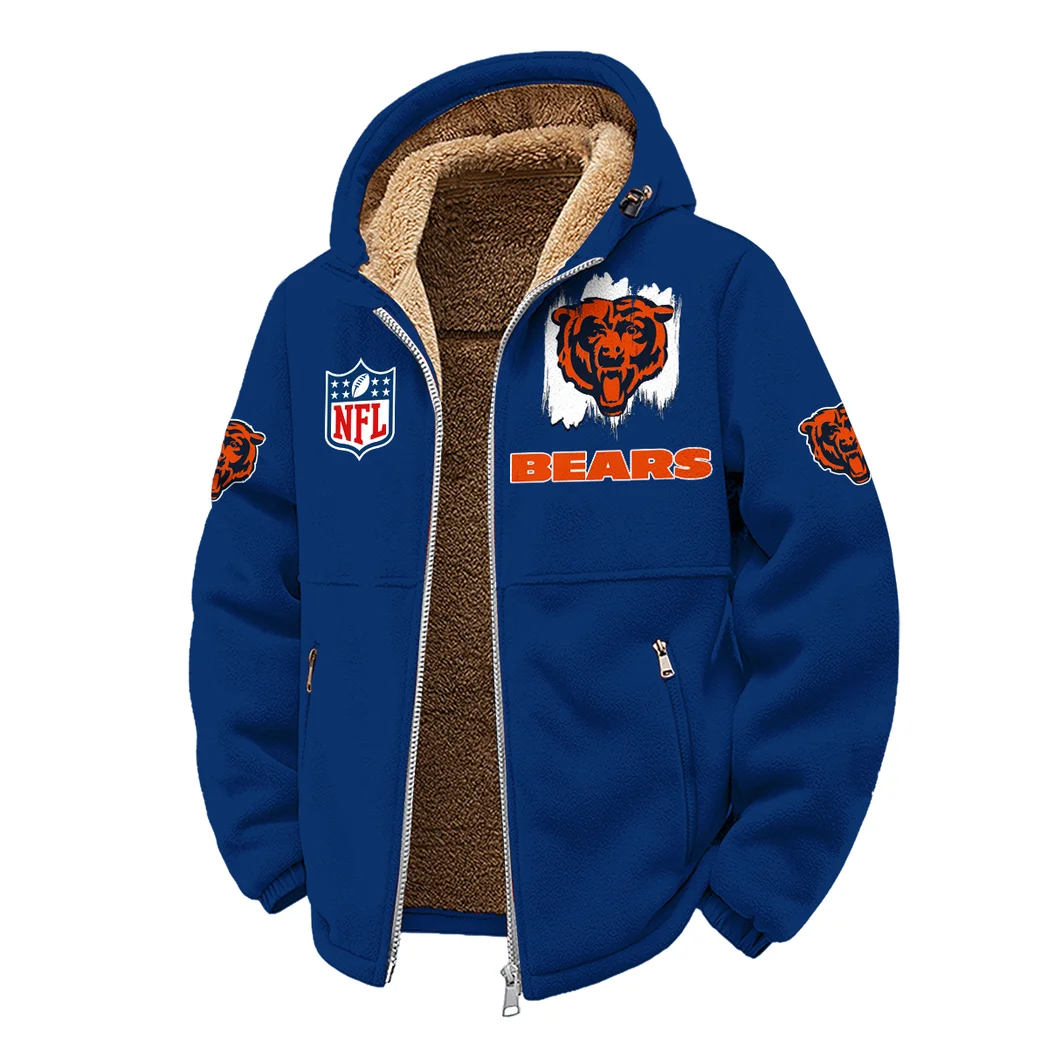 Navy Pride Winter Fleece Jacket, Sub-Zero Fleece Jacket HVN1453CB - Navy - Image 2