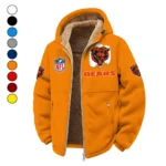 Navy Pride Winter Fleece Jacket, Sub-Zero Fleece Jacket HVN1453CB - Orange