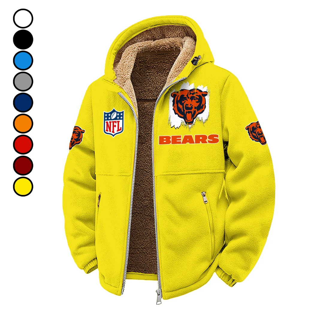 Navy Pride Winter Fleece Jacket, Sub-Zero Fleece Jacket HVN1453CB - Yellow