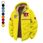 Fan Roar Squad Winter Fleece Jacket, Deep Winter Comfort Fleece HVN1453CI - Yellow