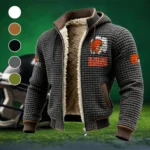 Furry Army Fleece-Lined Hooded Jacket, Alpine Ascent Hooded Jacket HVN1453CL - Grey
