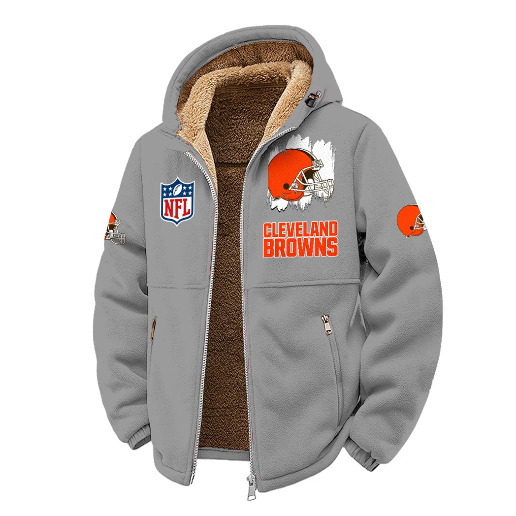 Furry Army Winter Fleece Jacket, Polar Climate Fleece HVN1453CL - Grey - Image 2
