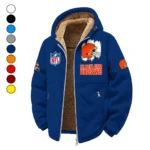 Furry Army Winter Fleece Jacket, Polar Climate Fleece HVN1453CL - Navy
