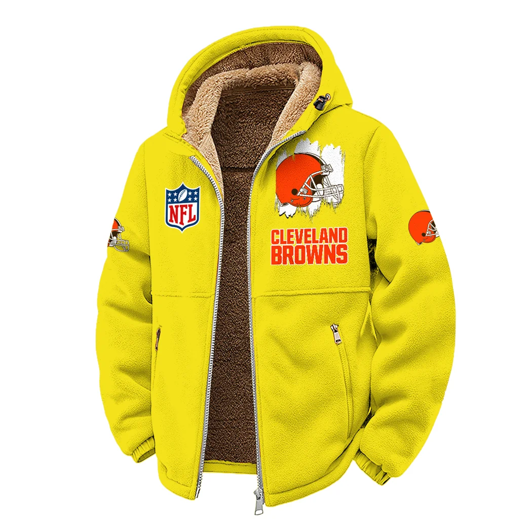 Furry Army Winter Fleece Jacket, Polar Climate Fleece HVN1453CL - Yellow - Image 2