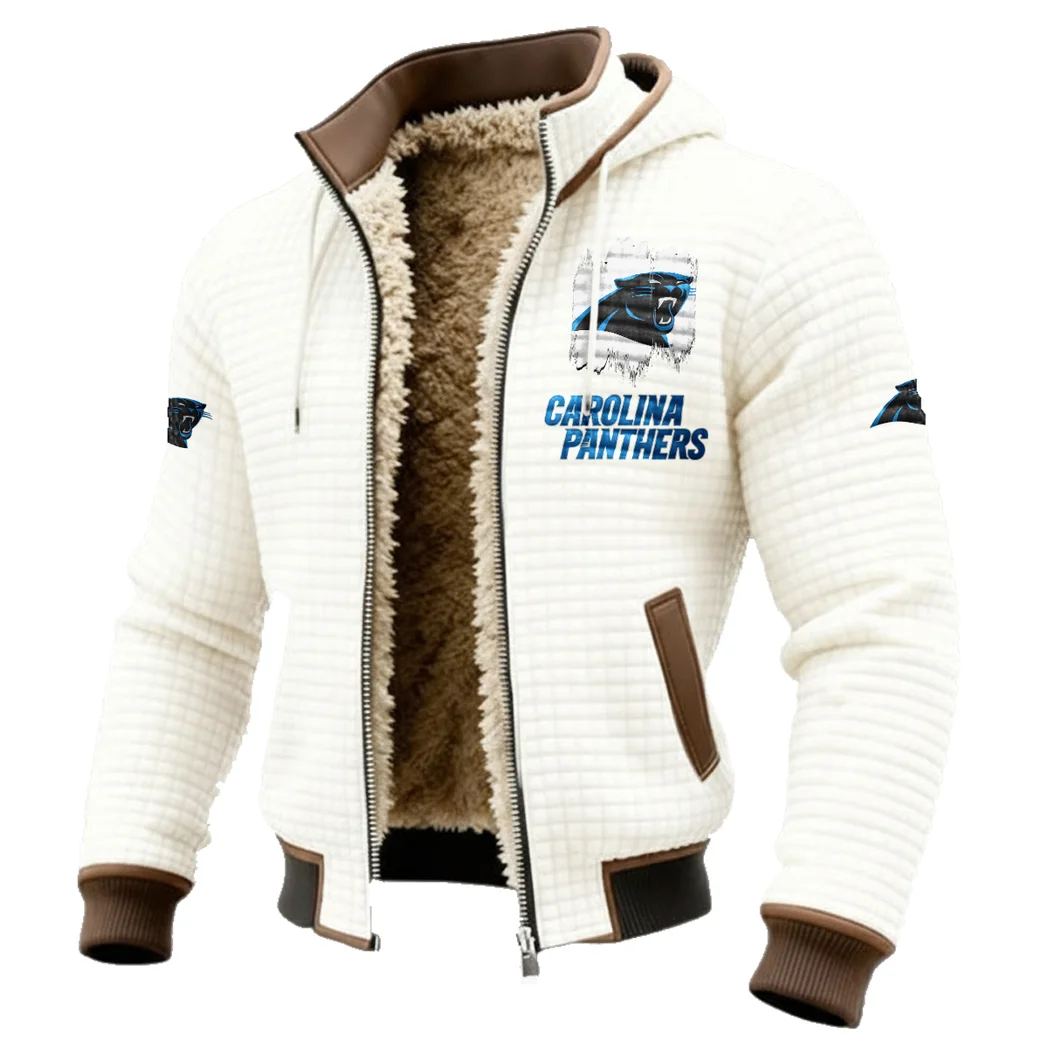 Match Day Prowlers Fleece-Lined Hooded Jacket, Cross-Training Winter Layer HVN1453CP - White - Image 2
