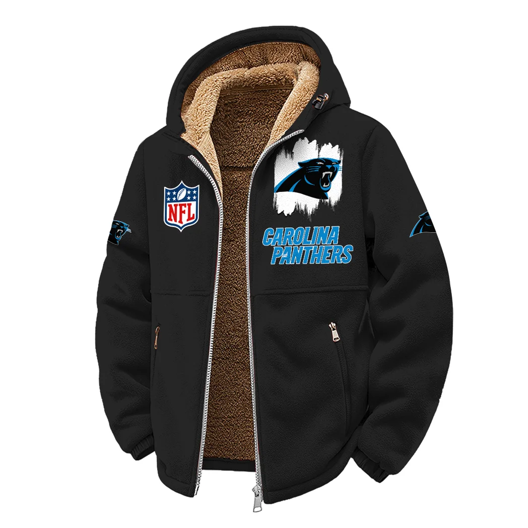 Match Day Prowlers Winter Fleece Jacket, Essential Winter Warmth HVN1453CP - Black - Image 2