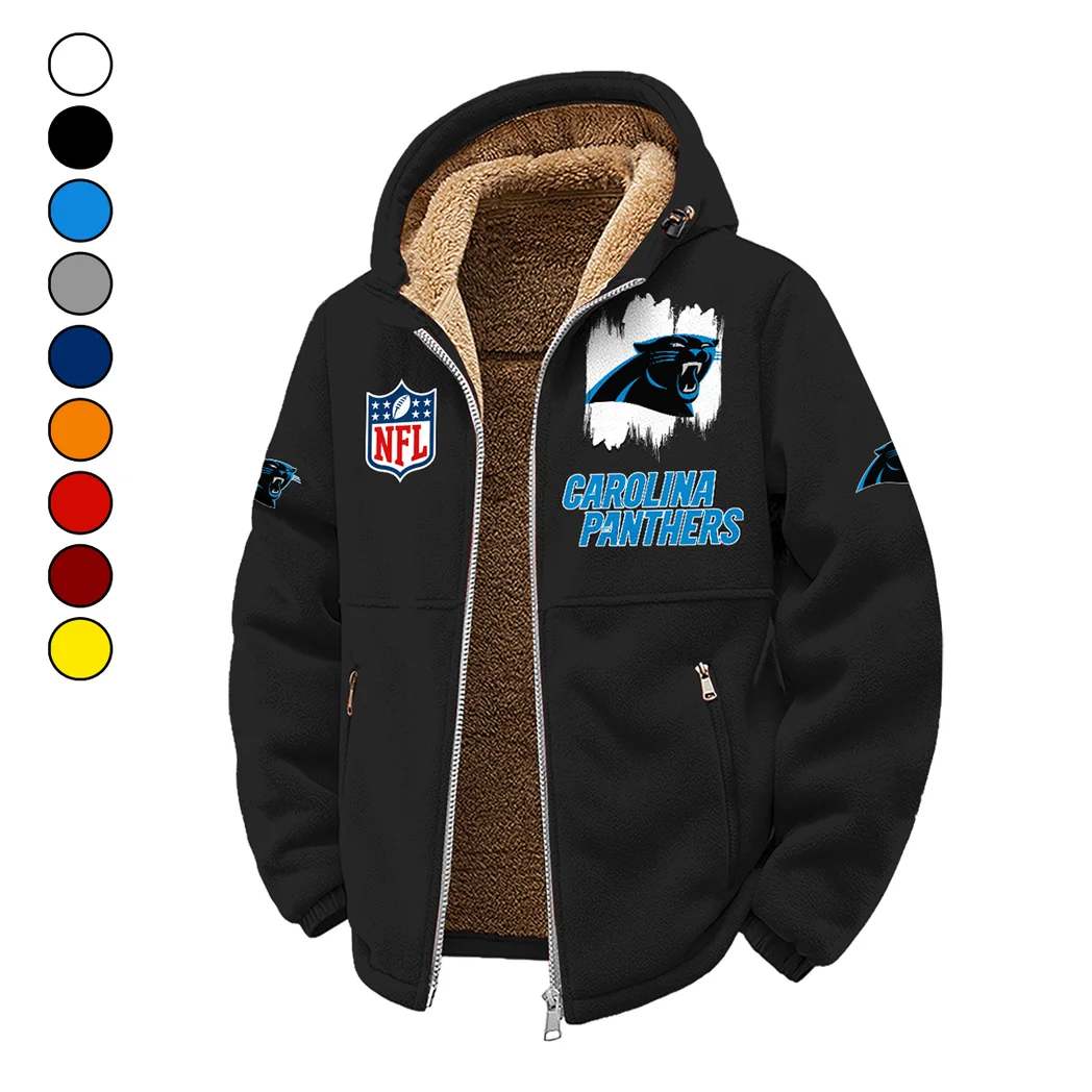Match Day Prowlers Winter Fleece Jacket, Essential Winter Warmth HVN1453CP - Black