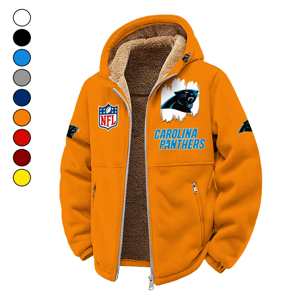 Match Day Prowlers Winter Fleece Jacket, Essential Winter Warmth HVN1453CP - Orange