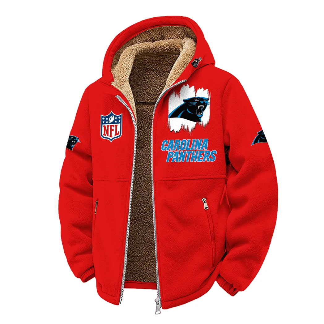 Match Day Prowlers Winter Fleece Jacket, Essential Winter Warmth HVN1453CP - red - Image 2