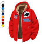 Match Day Prowlers Winter Fleece Jacket, Essential Winter Warmth HVN1453CP - red