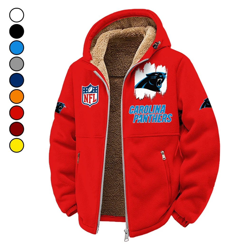 Match Day Prowlers Winter Fleece Jacket, Essential Winter Warmth HVN1453CP - red