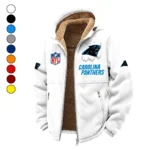 Match Day Prowlers Winter Fleece Jacket, Essential Winter Warmth HVN1453CP - White