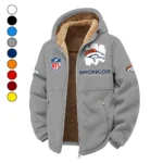 Bronze Crew Winter Fleece Jacket, Superior Thermal Protection HVN1453DB - Grey