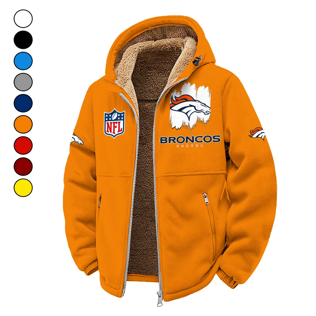 Bronze Crew Winter Fleece Jacket, Superior Thermal Protection HVN1453DB - Orange