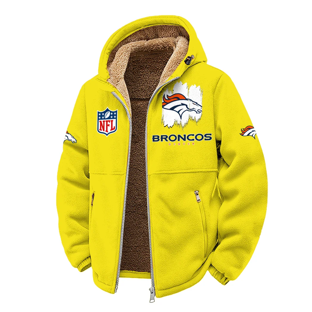 Bronze Crew Winter Fleece Jacket, Superior Thermal Protection HVN1453DB - Yellow - Image 2