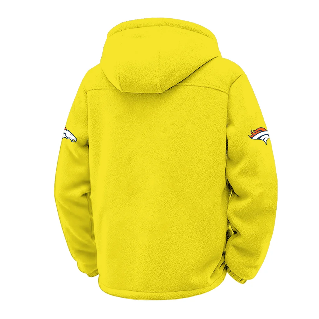Bronze Crew Winter Fleece Jacket, Superior Thermal Protection HVN1453DB - Yellow - Image 3