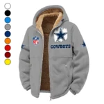 Fan Lone Squad Winter Fleece Jacket, Heavy-Duty Cold Fleece HVN1453DC - Grey