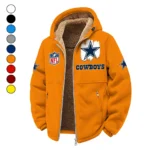 Fan Lone Squad Winter Fleece Jacket, Heavy-Duty Cold Fleece HVN1453DC - Orange