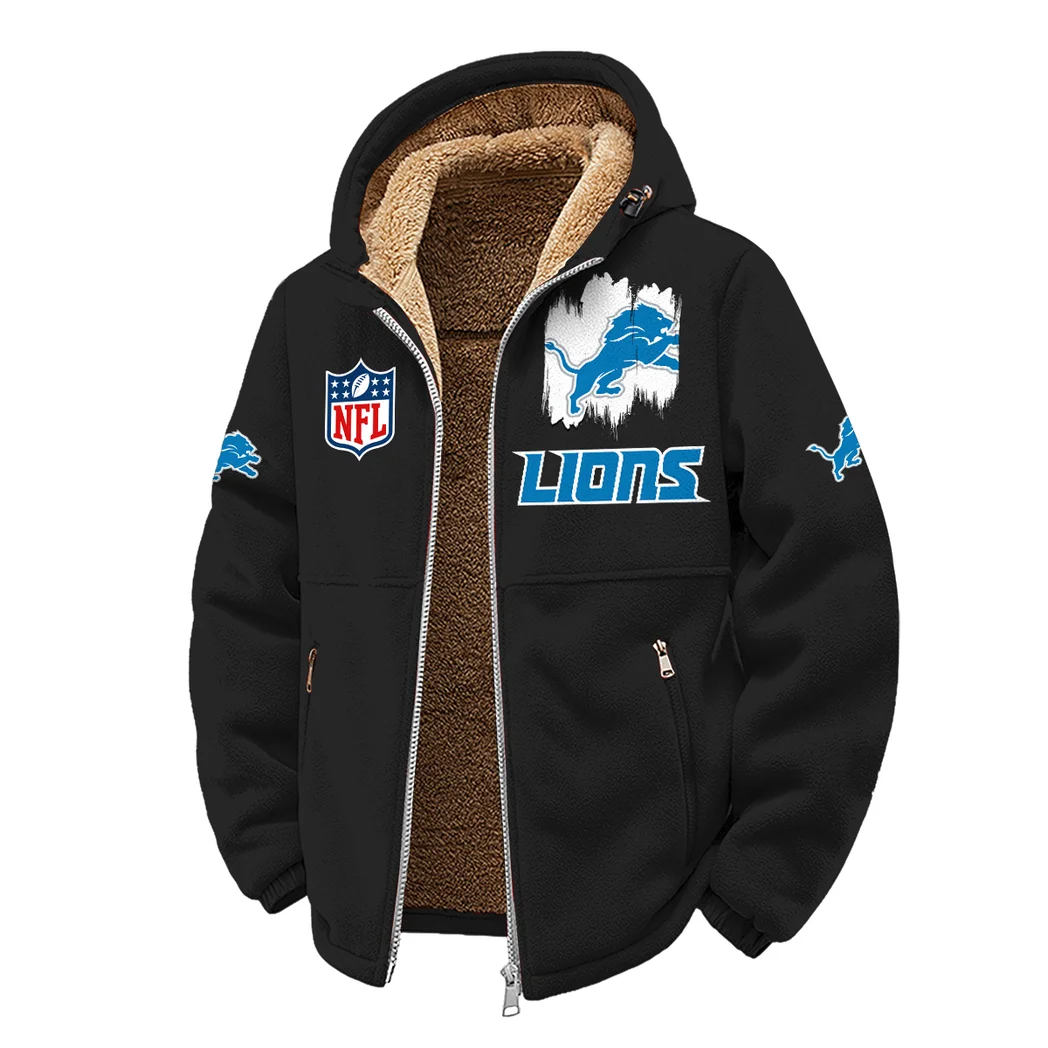 Match Day Prowlers Winter Fleece Jacket, High-Performance Trail Jacket HVN1453DL - Black - Image 2