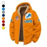 Match Day Prowlers Winter Fleece Jacket, High-Performance Trail Jacket HVN1453DL - Orange