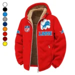 Match Day Prowlers Winter Fleece Jacket, High-Performance Trail Jacket HVN1453DL - red