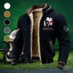 Game Day Squad Fleece-Lined Hooded Jacket, Wind-Blocker Insulated Hoody HVN1453HT - Black