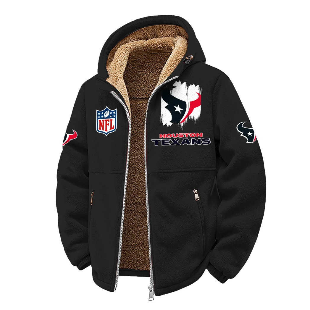 Game Day Squad Winter Fleece Jacket, Multi-Sport Winter Layer HVN1453HT - Black - Image 2