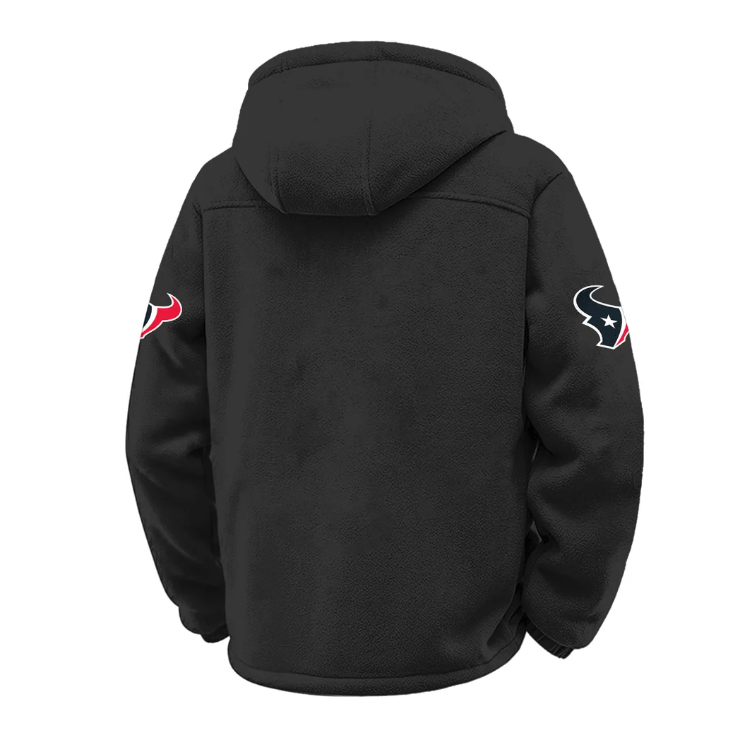 Game Day Squad Winter Fleece Jacket, Multi-Sport Winter Layer HVN1453HT - Black - Image 3