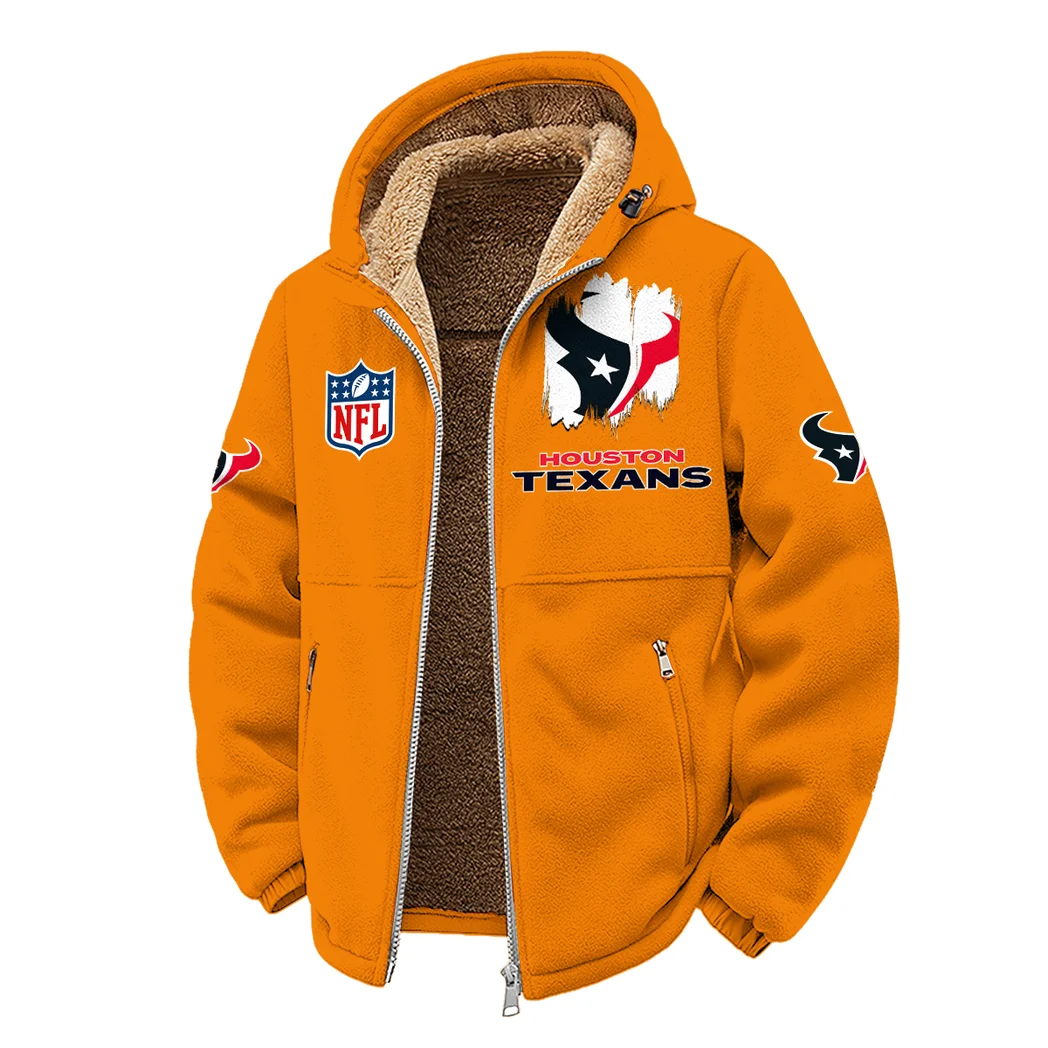 Game Day Squad Winter Fleece Jacket, Multi-Sport Winter Layer HVN1453HT - Orange - Image 2