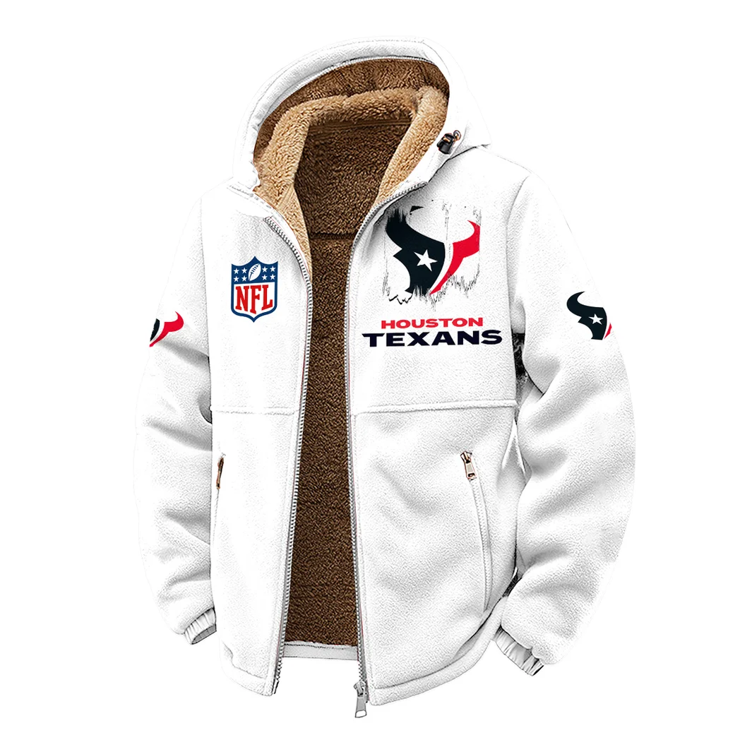 Game Day Squad Winter Fleece Jacket, Multi-Sport Winter Layer HVN1453HT - White - Image 2