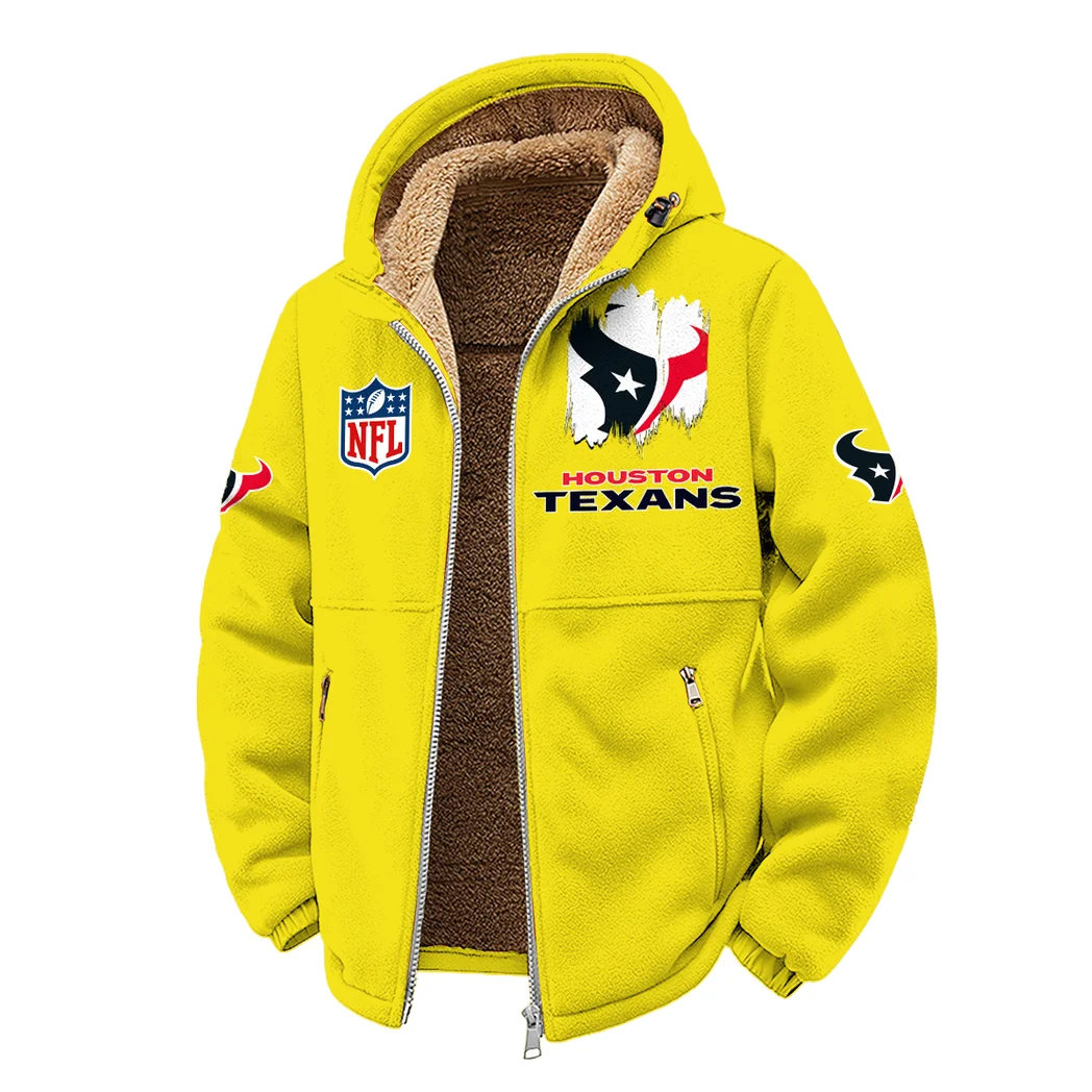 Game Day Squad Winter Fleece Jacket, Multi-Sport Winter Layer HVN1453HT - Yellow - Image 2
