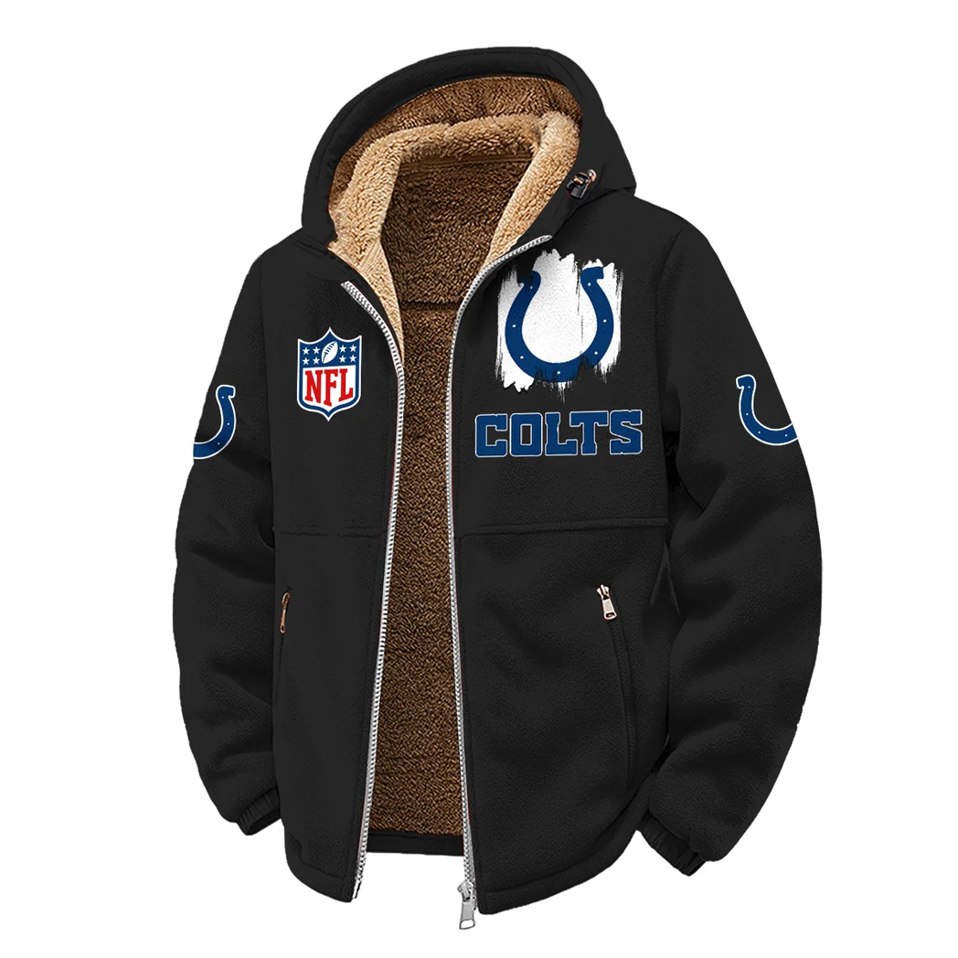 Match Day Stampede Winter Fleece Jacket, Technical Mid-Layer Jacket HVN1453IC - Black - Image 2