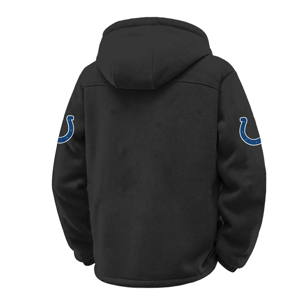 Match Day Stampede Winter Fleece Jacket, Technical Mid-Layer Jacket HVN1453IC - Black - Image 3
