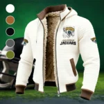 Fan Feline Squad Fleece-Lined Hooded Jacket, Arctic Protection Hooded Zip HVN1453JJ - White