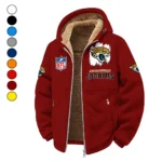 Fan Feline Squad Winter Fleece Jacket, Snow-Ready Active Fleece HVN1453JJ - Wine