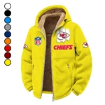 Midnight Rams Winter Fleece Jacket, All-Mountain Sport Jacket HVN1453KC - Yellow