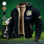 LA Squad Fleece-Lined Hooded Jacket, Water-Resistant Thermal Hoody HVN1453LA - Black