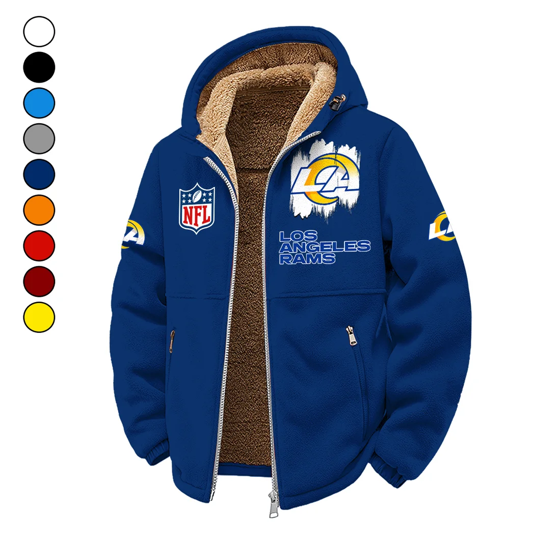 LA Squad Winter Fleece Jacket, Cold Weather Hiking Fleece HVN1453LA - Navy
